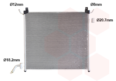 Radiateur Van Wezel 02012710