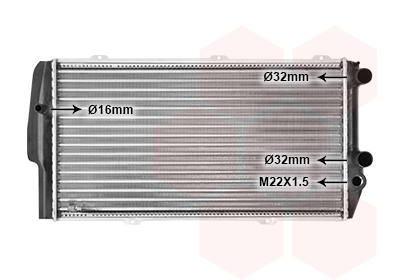 Radiateur Van Wezel 03002019