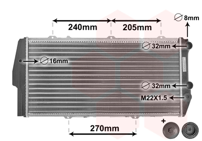 Van Wezel Radiateur 03002020