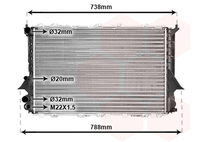 Radiateur Van Wezel 03002077