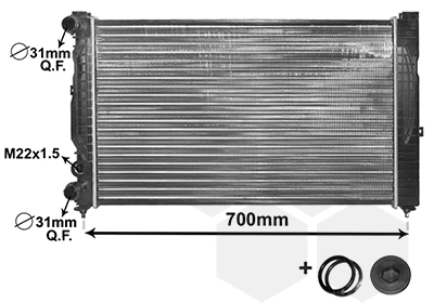 Van Wezel Radiateur 03002123