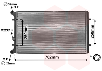 Van Wezel Radiateur 03002155