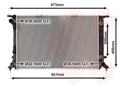 Radiateur Van Wezel 03002291