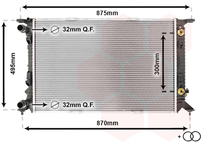 Van Wezel Radiateur 03002293