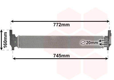 Radiateur Van Wezel 03002346