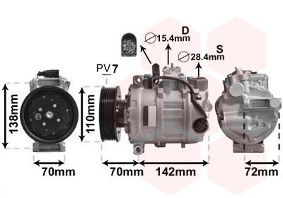 Airco compressor Van Wezel 0300K381