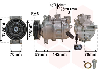 Airco compressor Van Wezel 0300K401