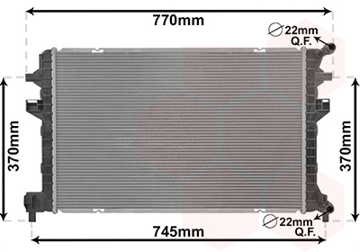 Radiateur Van Wezel 03012705