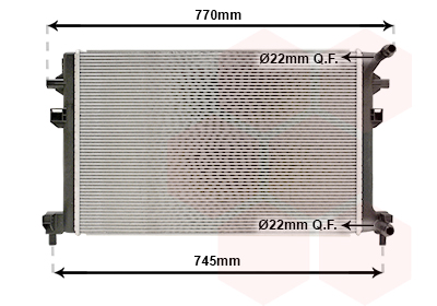 Radiateur Van Wezel 03012707