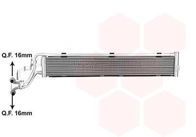 Lage temperatuurkoeler, intercooler Van Wezel 03012708