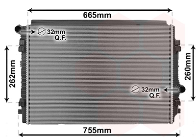 Radiateur Van Wezel 03012711