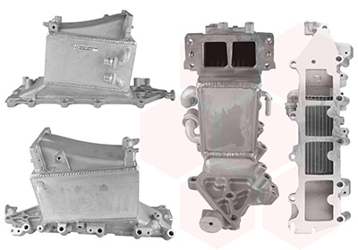 Intercooler, inlaatluchtkoeler Van Wezel 03014722