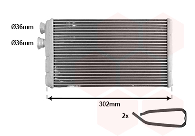 Kachelradiateur Van Wezel 03016701