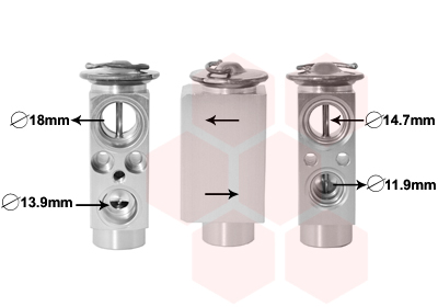 Airco expansieklep Van Wezel 06001441