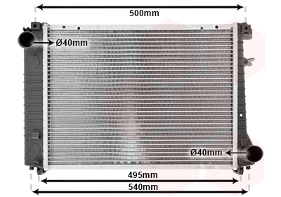 Radiateur Van Wezel 06002086