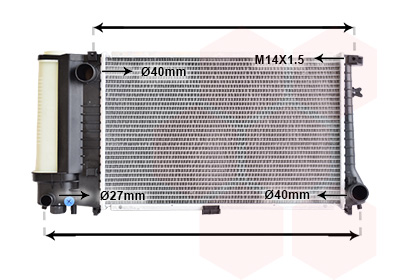 Radiateur Van Wezel 06002090