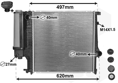 Van Wezel Radiateur 06002124