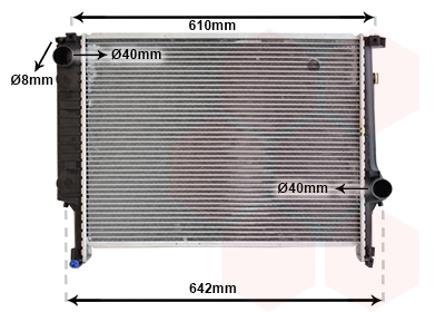 Radiateur Van Wezel 06002132