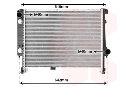Radiateur Van Wezel 06002136