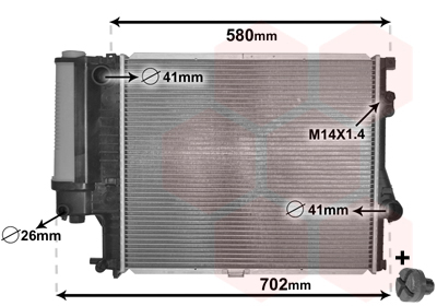 Van Wezel Radiateur 06002186