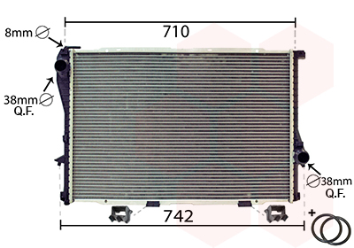 Van Wezel Radiateur 06002233