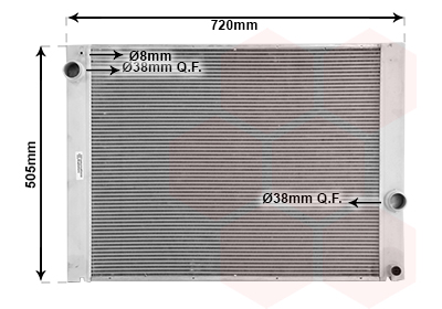 Radiateur Van Wezel 06002284