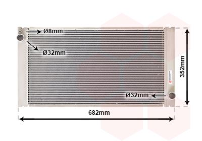 Radiateur Van Wezel 06002333