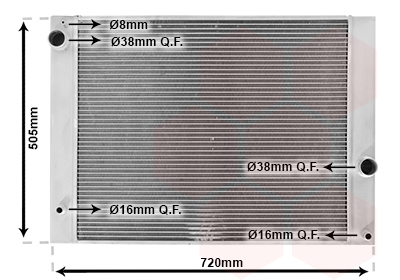 Radiateur Van Wezel 06002338