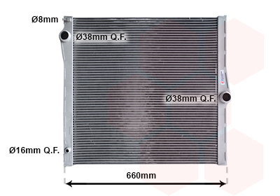 Radiateur Van Wezel 06002436
