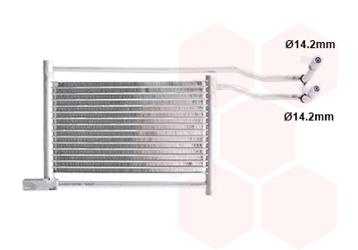 Oliekoeler motorolie Van Wezel 06003379