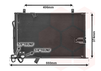 Airco condensor Van Wezel 06005184