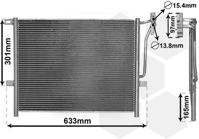 Airco condensor Van Wezel 06005203