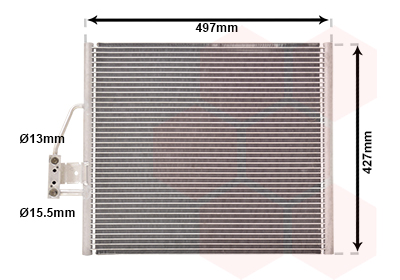 Airco condensor Van Wezel 06005213