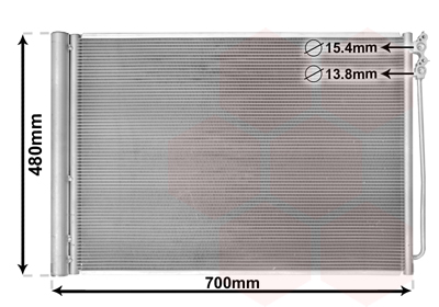 Airco condensor Van Wezel 06005370