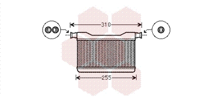 Kachelradiateur Van Wezel 06006382