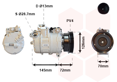 Airco compressor Van Wezel 0600K226