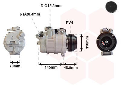 Airco compressor Van Wezel 0600K309