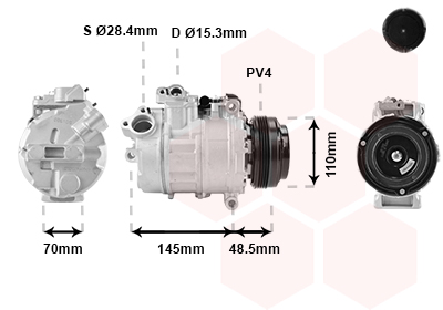 Airco compressor Van Wezel 0600K332