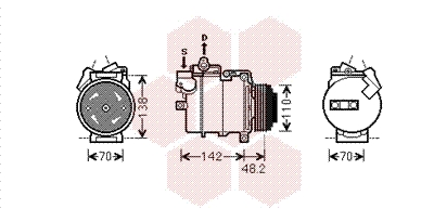 Airco compressor Van Wezel 0600K386