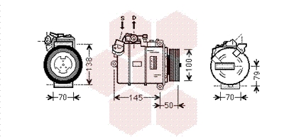 Airco compressor Van Wezel 0600K388