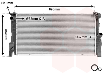 Van Wezel Radiateur 06012701