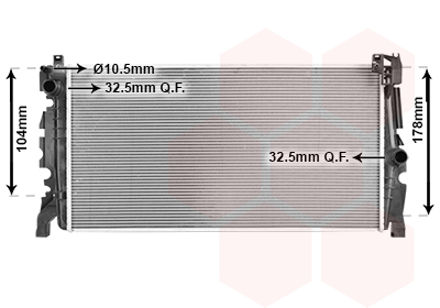 Radiateur Van Wezel 06012726