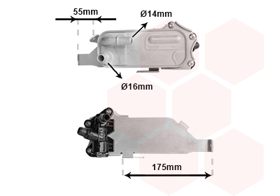 Van Wezel Oliekoeler motorolie 06013740