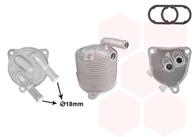 Van Wezel Oliekoeler, automatische transmissie 06013752