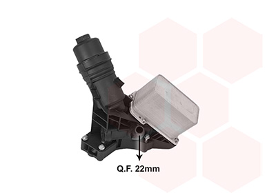 Oliekoeler, motorolie Van Wezel 06013778