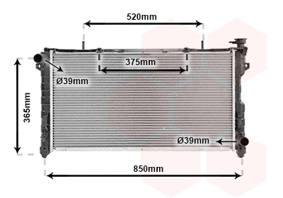 Radiateur Van Wezel 07002077