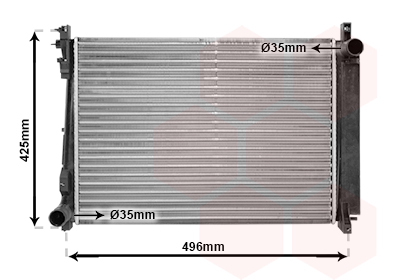 Radiateur Van Wezel 07002080