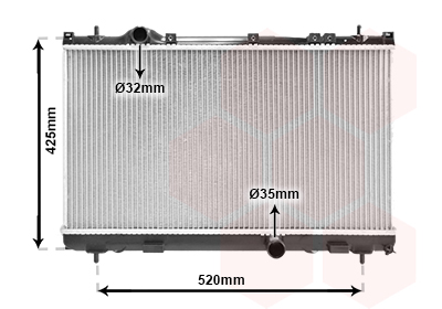 Radiateur Van Wezel 07002101