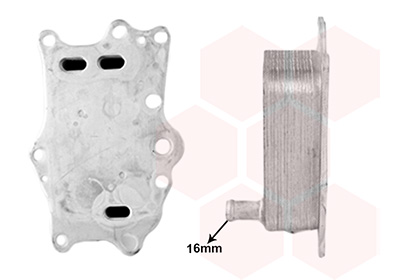 Oliekoeler, motorolie Van Wezel 07003143