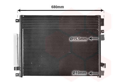 Airco condensor Van Wezel 07005093